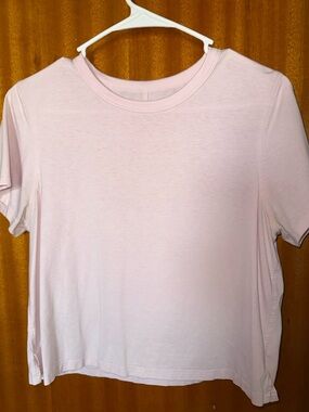 Lululemon Light Pink Crewneck Women's Tee